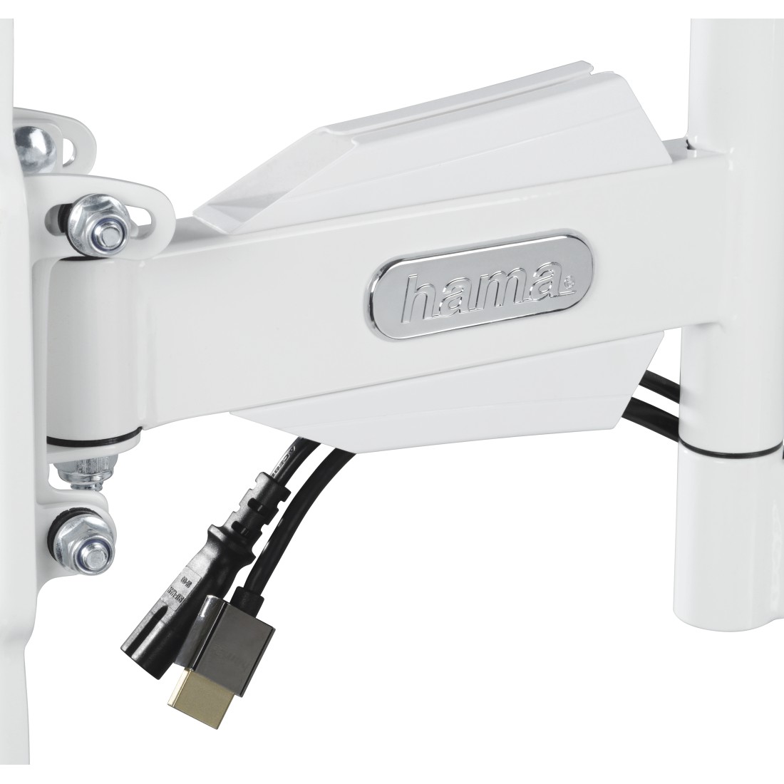 Support mural TV, pivotable, inclinable, télescopique, 165 cm (65